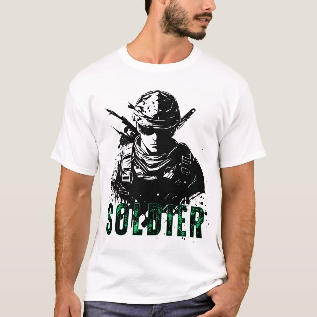 Solder Man T Shirt (Framsida)