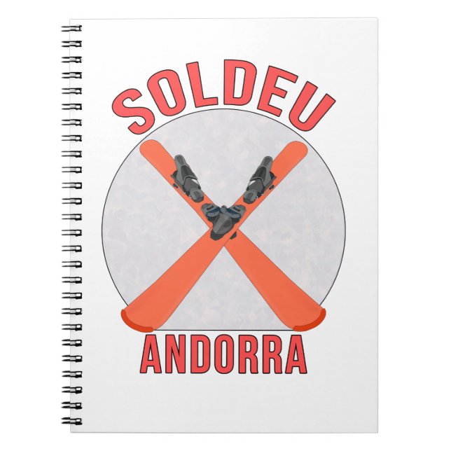 Soldeu, Andorra Anteckningsbok (Framsidan)