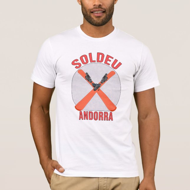 Soldeu, Andorra T Shirt (Framsida)