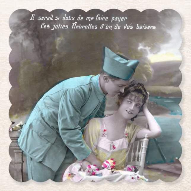 Soldier and Lover Underlägg Papper (Framsida)