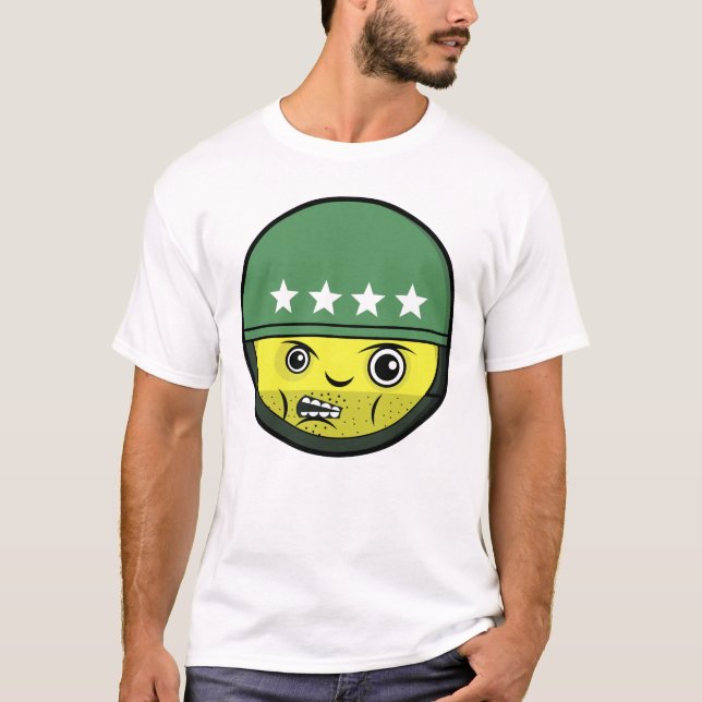 Soldier Ansikte T-shirt (Framsida)
