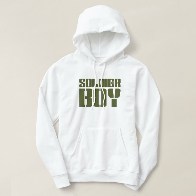 SOLDIER BOY HOODIE (Design framsida)