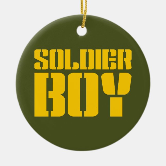 SOLDIER BOY JULGRANSPRYDNAD KERAMIK (Framsidan)