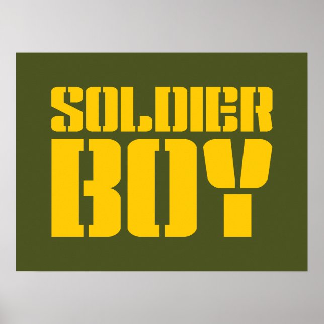 SOLDIER BOY POSTER (Framsidan)