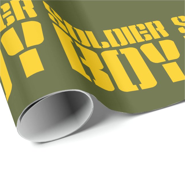 SOLDIER BOY PRESENTPAPPER (Rullad Hörn)