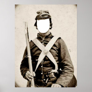 Soldier civil krig poster
