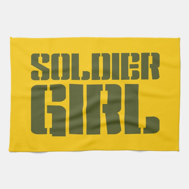 SOLDIER GIRL KÖKSHANDDUK (Horisontell)