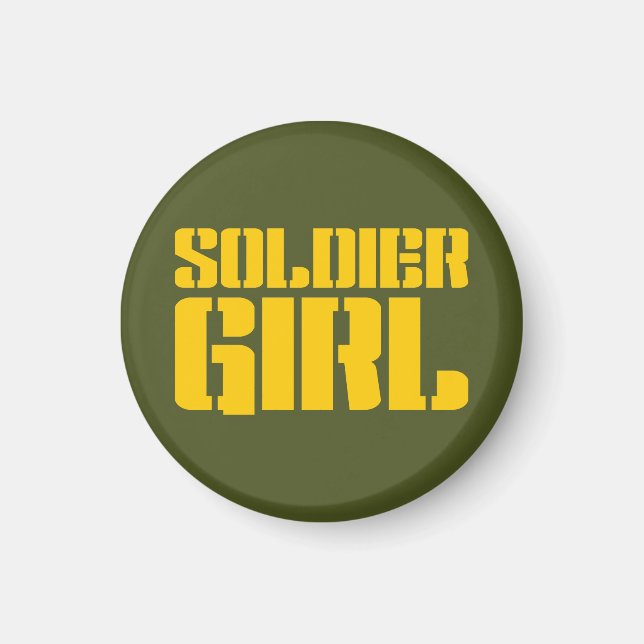 SOLDIER GIRL MAGNET (Framsidan)