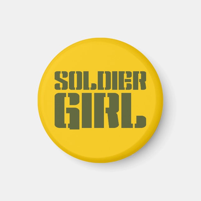 SOLDIER GIRL MAGNET (Framsidan)