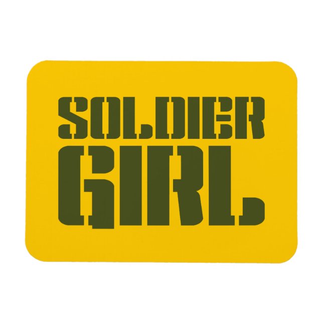SOLDIER GIRL MAGNET (Horisontell)