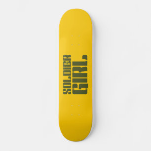 SOLDIER GIRL MINI SKATEBOARD BRÄDA 18,5 CM