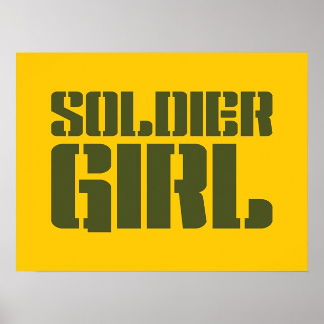 SOLDIER GIRL POSTER (Framsidan)