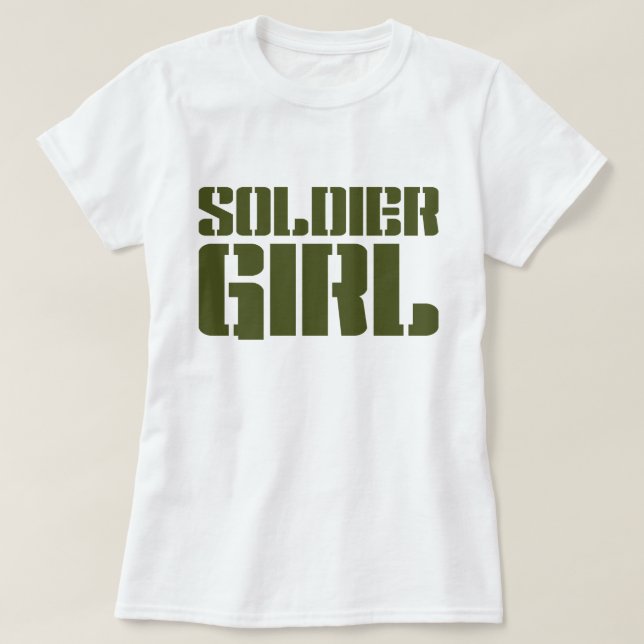 SOLDIER GIRL T SHIRT (Design framsida)