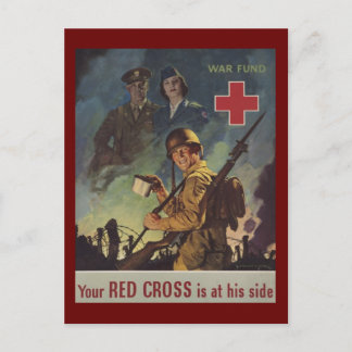 Soldier Holding Coffee Vykort