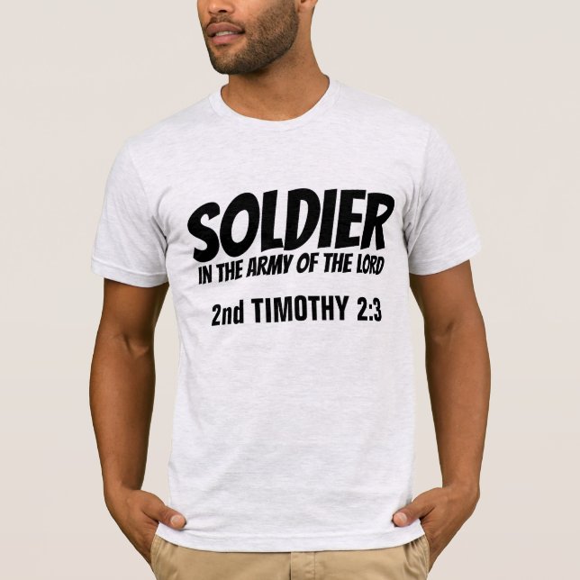 SOLDIER I LORDS ARMY, Christian T Shirt (Framsida)
