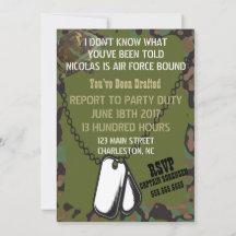 Soldier Joe Camouflage Firande Party