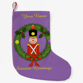 Soldier jul Stocking (Anpassade) Liten Julstrumpa