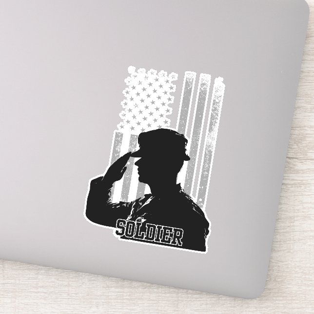 Soldier Klistermärken (Detalj)