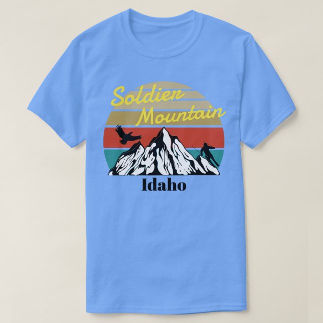 Soldier Mountain ski ski Idaho 1 T Shirt (Design framsida)
