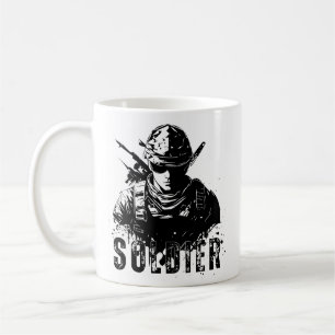 Soldier Mugg - Utformning av djärvt militärpris