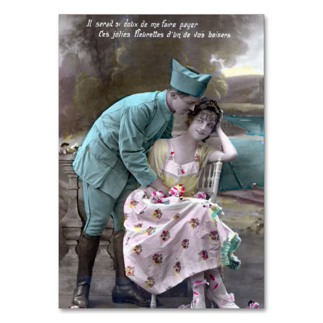 Soldier och Älskare Bordsnummer (Framsidan)