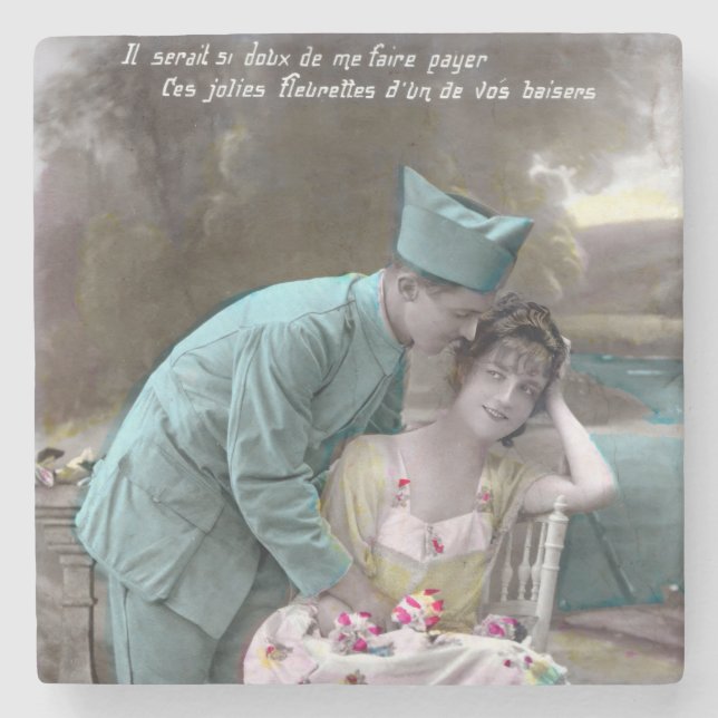 Soldier och Älskare Stenunderlägg (Framsidan)