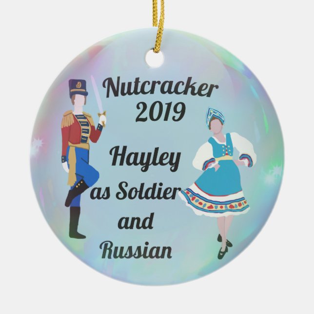 Soldier och Russian Nutcracker Ornament (Framsidan)
