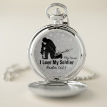 Soldier Pocket Watch: Silver