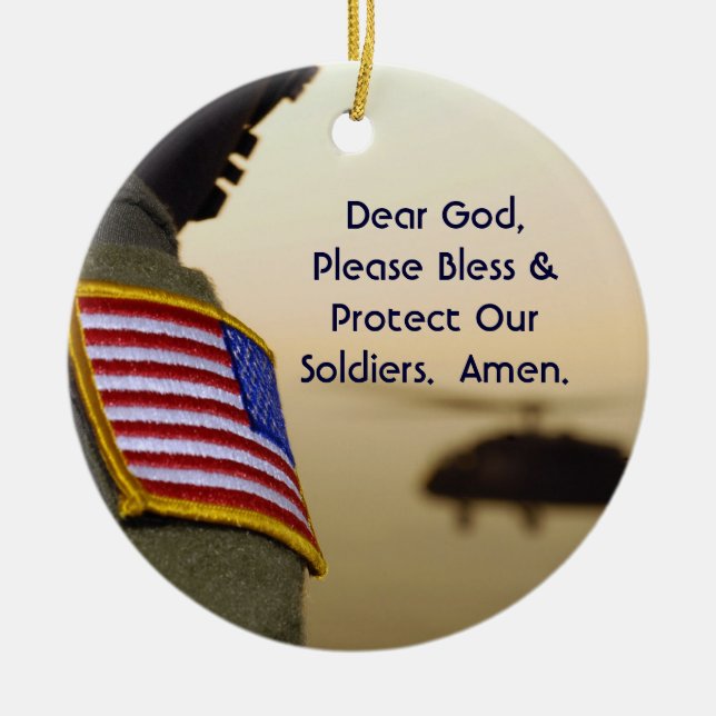 Soldier Prayer Ornament (Framsidan)