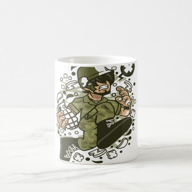 Soldier Running Kaffemugg (Center)