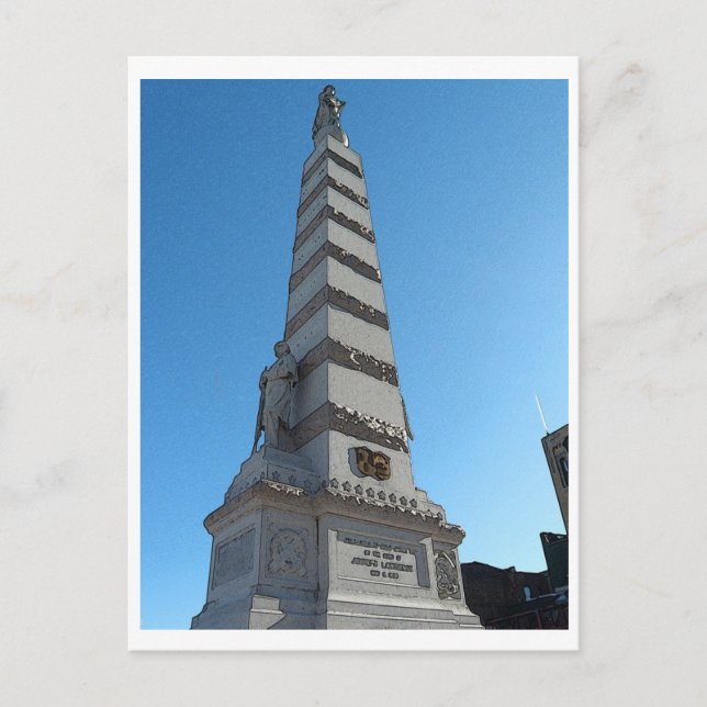 Soldier Sailor Monuement Vykort (Framsida)