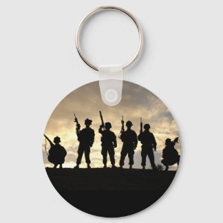 Soldier Silhouettes Nyckelring