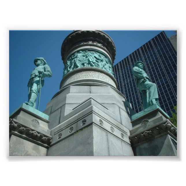 Soldiers and Sailors Monument Buffalo NY Fototryck (Framsidan)