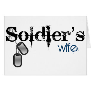 Soldiers fru hälsningskort