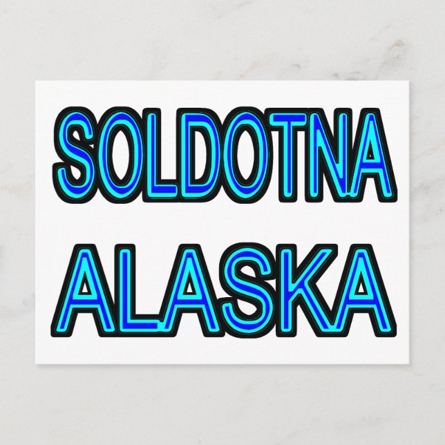 Soldotna Alaska Vykort (Framsida)