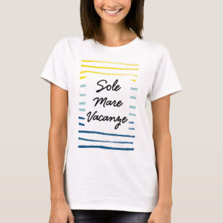 Sole Mare Vacanze T Shirt