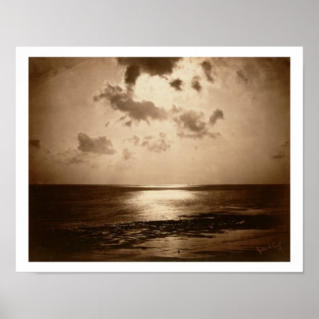 Soleffekt - Ocean, 1857 (albumenutskrift från c Poster (Framsidan)