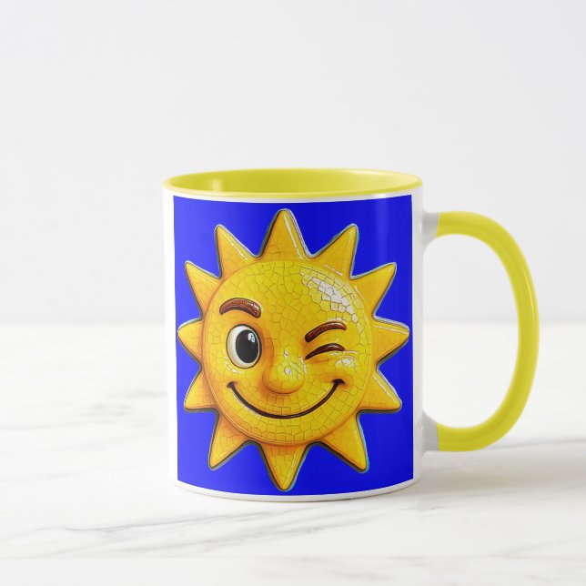 Soleil avec clin d'oeil mugg (Höger)