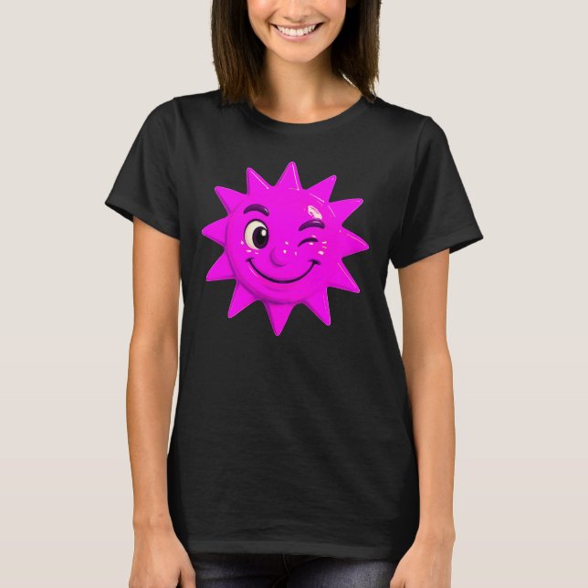 Soleil beau sourire  t shirt (Framsida)