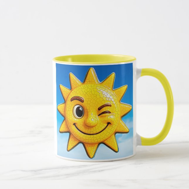  Soleil ciel bleu clair Mugg (Höger)