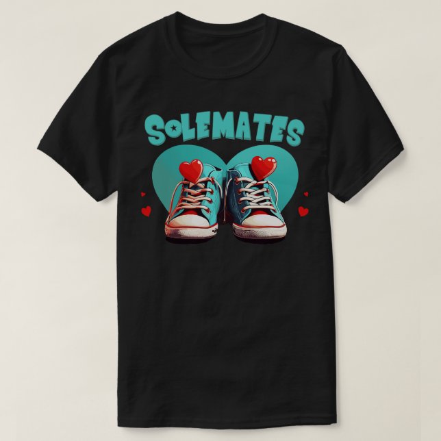 Solemates Soul Mates Pun 1 T Shirt (Design framsida)