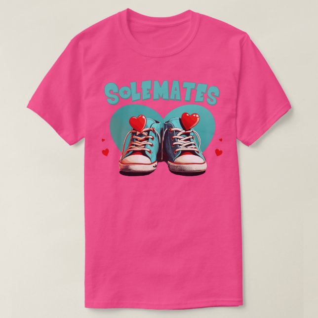 Solemates Soul Mates Pun T Shirt (Design framsida)
