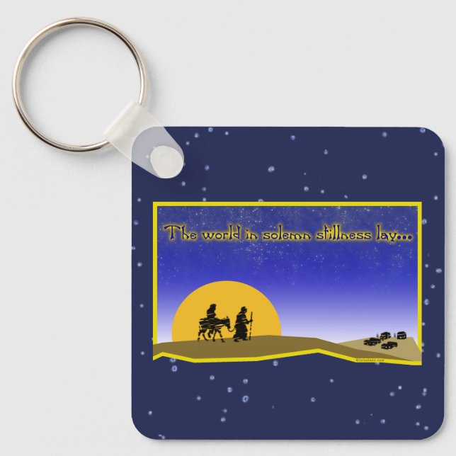 Solemn Stillness Keychain Nyckelring (Framsida)