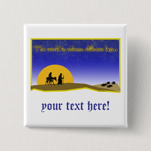 Solemn Stillness Pin Knapp (Framsida)