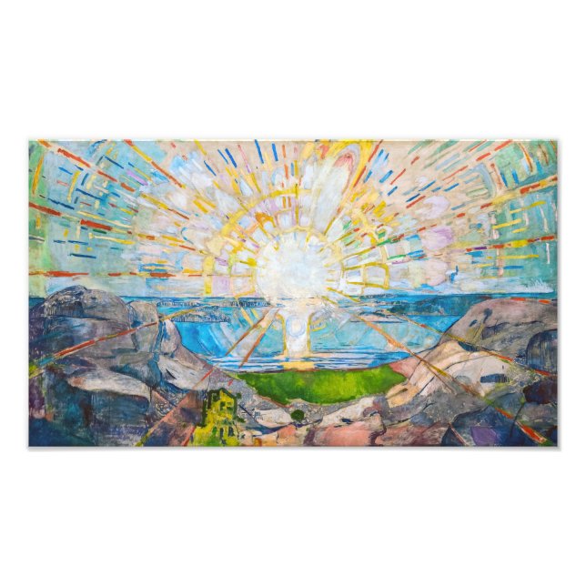 Solen 1909 | Edvard Munch | Fototryck (Framsidan)