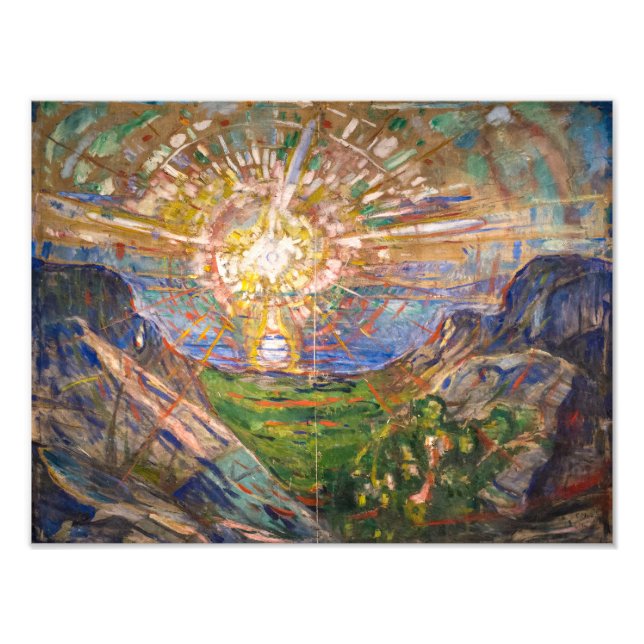 Solen 1916 | Edvard Munch | Fototryck (Framsidan)