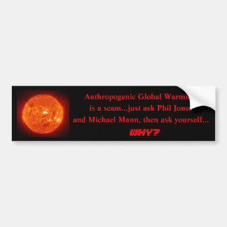 solen Anthropogenic global värme, är en scam Bildekal
