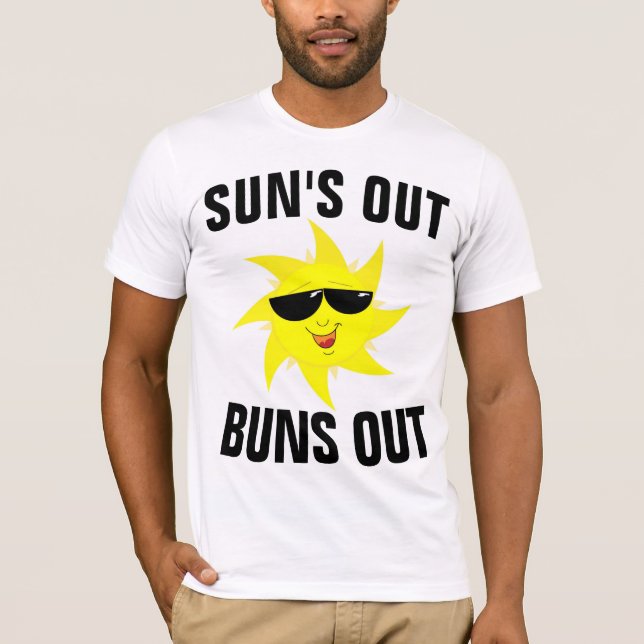 SOLEN ÄR UTE RÖVEN ÄR UTE T-Shirts (Framsida)