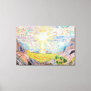 Solen av Edvard Munch Canvastryck