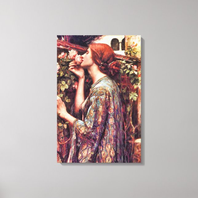 Sölen i Ro Waterhouse Fine Art Canvastryck (Framsida)